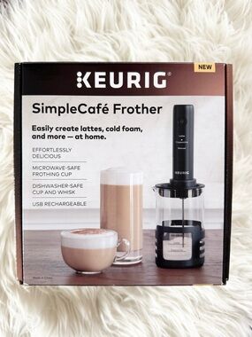 NIB KEURIG Simple Cafe Frother-great for the home barista!